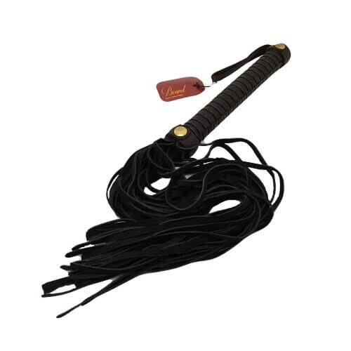 Flogger Bound Nubuck Leather 70 cm med mjuka band
