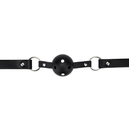 Bondage Bound to Play Breathable Ball Gag Justerbar och luftgenomsläpplig