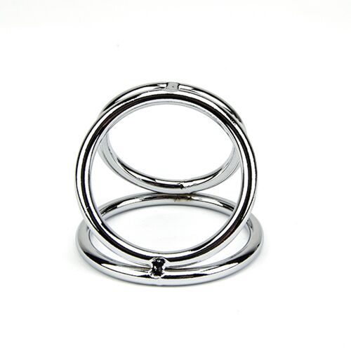 Ring Bound to Please Triple Cock and Ball Ring