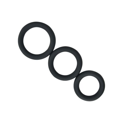 Användningringar Loving Joy Thick Silicone 3-pack Gris
