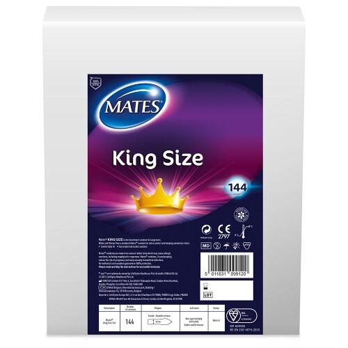 Kondom Mates King Size Större Passform