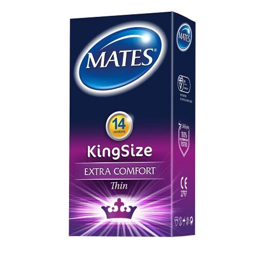 Kondomer Mates King Size 14 Pack - Smidig och säker