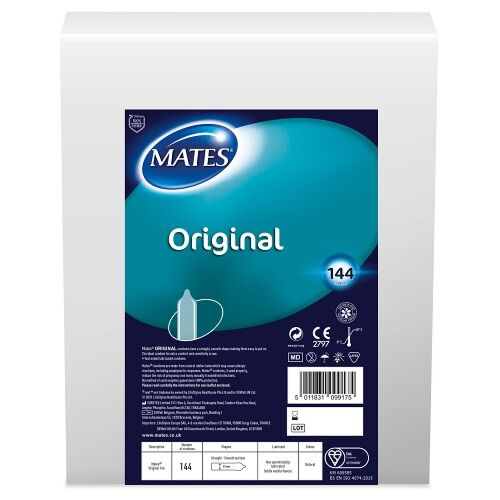 Kondom Mates Original Condom BX144 Clinic Pack