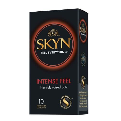 Kondom Mates SKYN Intense Feel 10 Pack Med Dottad Design