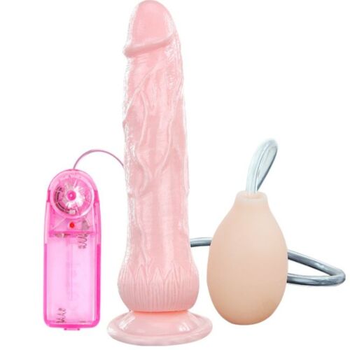 Fountain Vibrator Dildo BAILE with Suction Cup and Ejaculation Function
