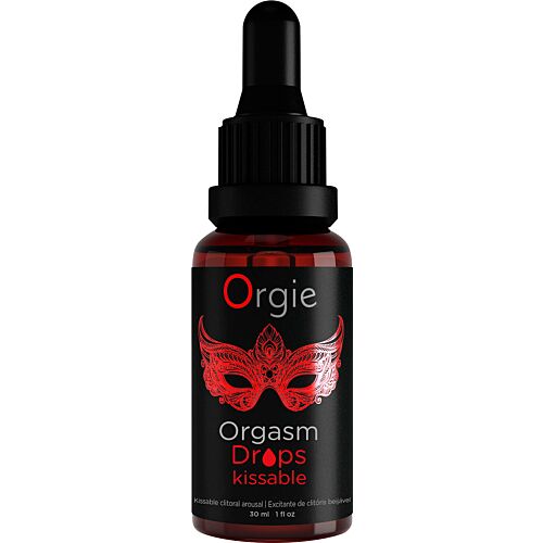 Intimt Gel Orgie Orgasm Drops Kissable 30 ml för Klitorisstimulering