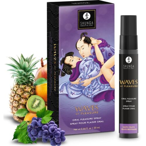 SHUNGA Oral Seductive Spray Exotiska Frukter 20ml - Förbättra Känslorna