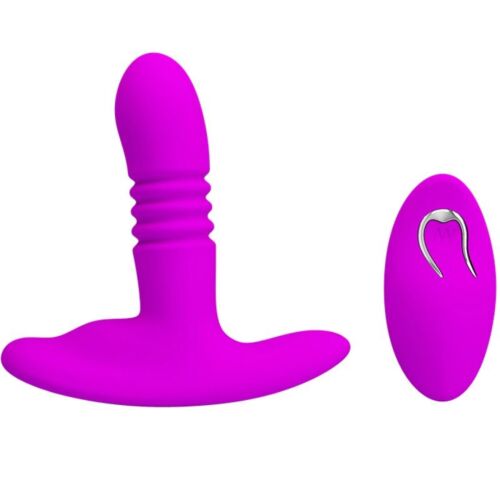 Analplug Pretty Love Heather med Fjärrkontroll och Sugapparat