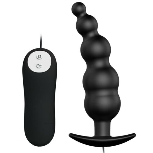 Analplug Pretty Love Bottom med fjärrkontroll och P-punktsstimulering