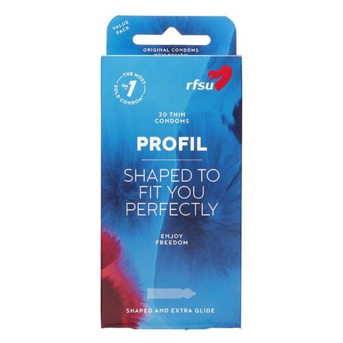 Kondomer RFSU Profil 10 Uds anatomiskt formade