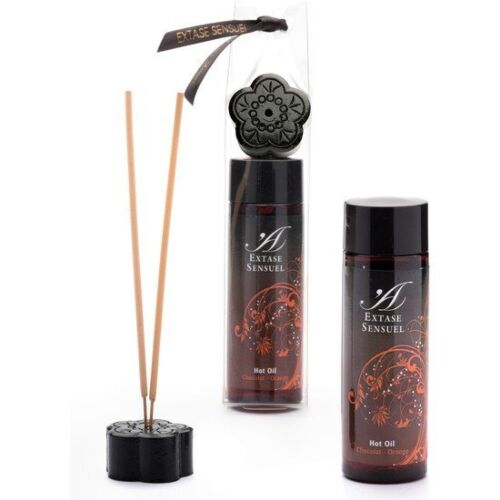 Massageolja EXTASE SENSUAL med Värmande Effekt