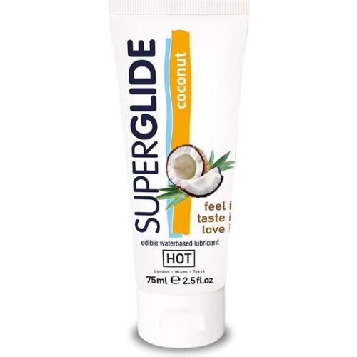 Ätbart Glidmedel HOT Superglide Kokos 75ml
