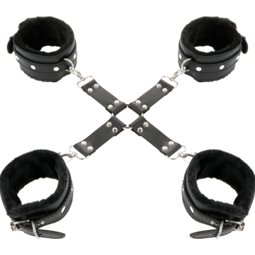 Handbojar DARKNESS BONDAGE med justerbara remmar