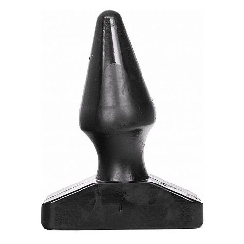 Analplugg ALL BLACK 16 CM med konformad design