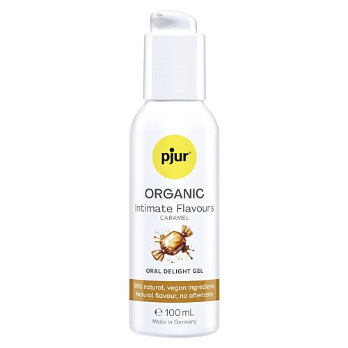 Smaksatt intimgel pjur ORGANIC Intimate Flavours Caramel