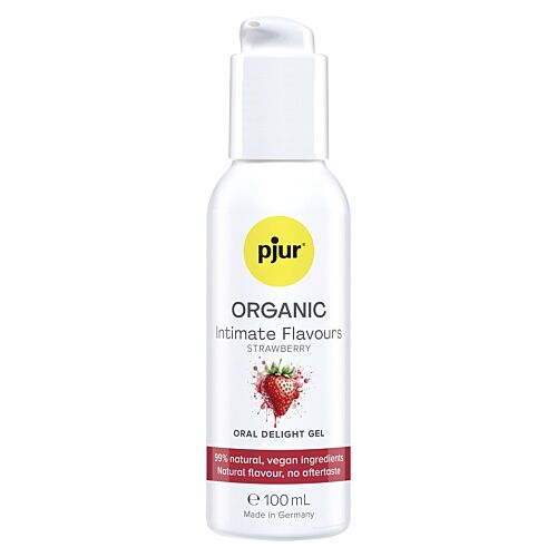 Smaksatt intimgel Pjur ORGANIC Intimate Flavours Strawberry