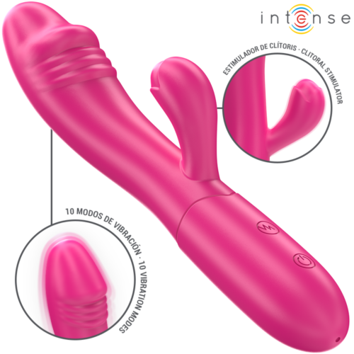 Vibrator INTENSE HIGH TECH IVY med stimulerande tunga