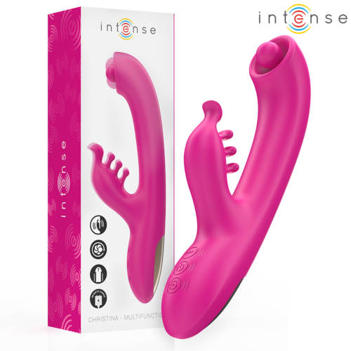 Rabbit Vibrator INTENSE Fun Christina med Dubbel Stimulering