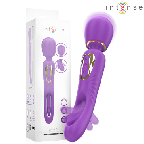 Vibrator INTENSE HIGH TECH Christy med rörlig tunga