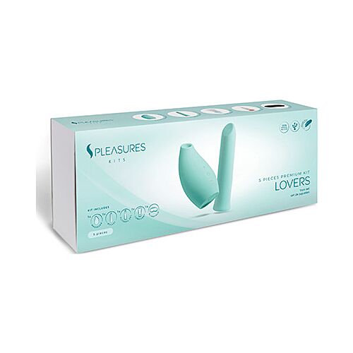Leksaksset S Pleasures Kits Lovers Kit med två sexleksaker