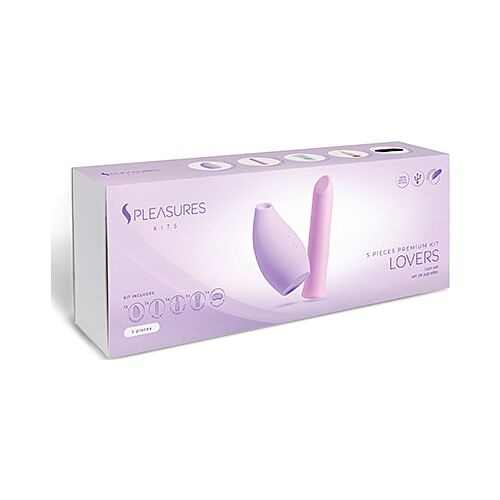 Leksaksset S Pleasures Kits Lovers Kit med klitorisstimulator