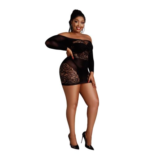Sexig Lingerie Moonlight Off the Shoulder Klänning