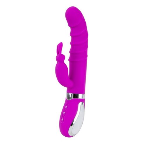 Vibrator S Pleasures Realistic Lila med dubbel stimulering