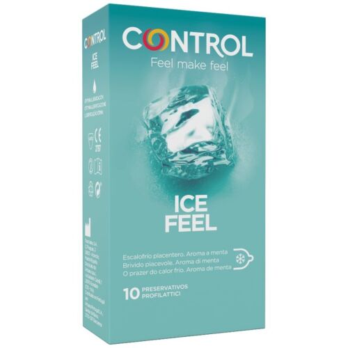 Control Ice Feel Kondomer - Uppfriskande Mintkyla