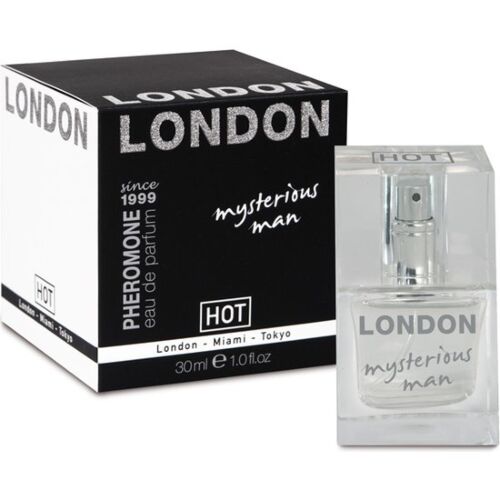 Pheromonparfym HOT London Mysterious 30ml med aktiva feromoner