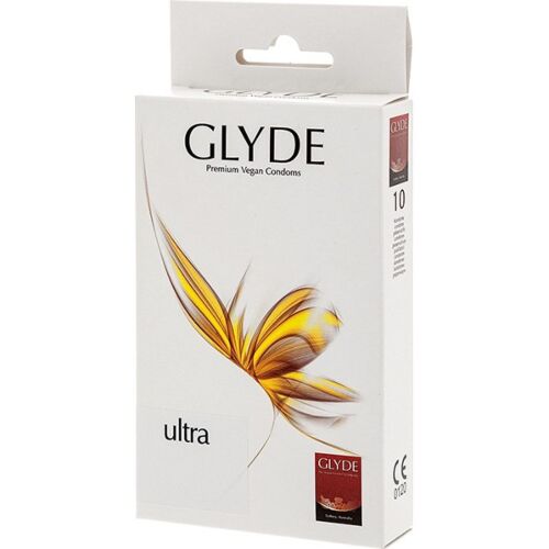 Kondomer Glyde Ultra 10 Uds | Veganska och Lubricerade