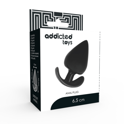 Analplug Addicted Toys 6.5 cm - Ergonomisk design för komfort