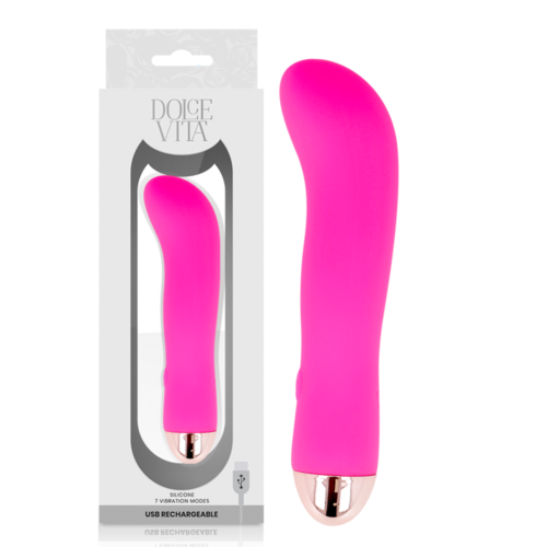 Vibrator Dolce Vita Pink Two med 7 hastigheter