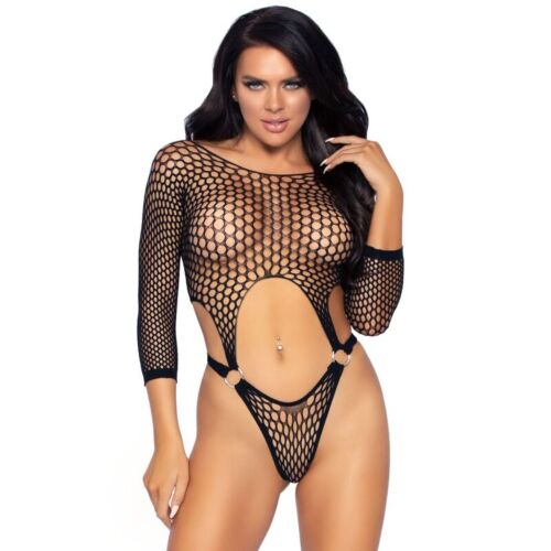 Bodystocking Leg Avenue Lång Ärmd med O-ring