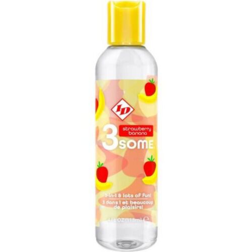 Glidmedel ID 3SOME Jordgubb Banan 118 ml