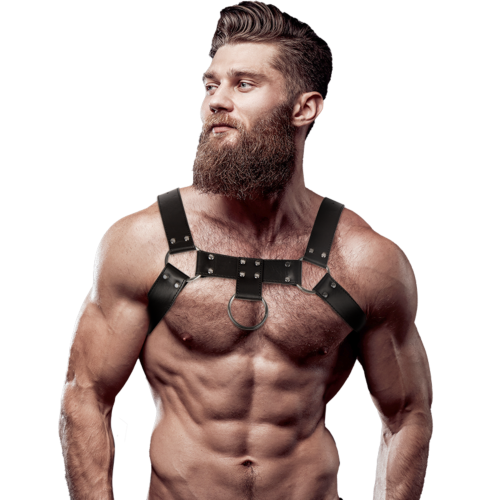 Arnés FETISH SUBMISSIVE ATTITUDE - Ärmlös design för män