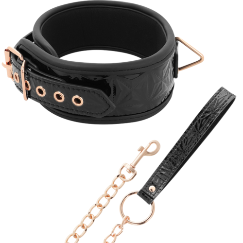 Bondagehalsband BEGME BLACK EDITION med neoprenfoder