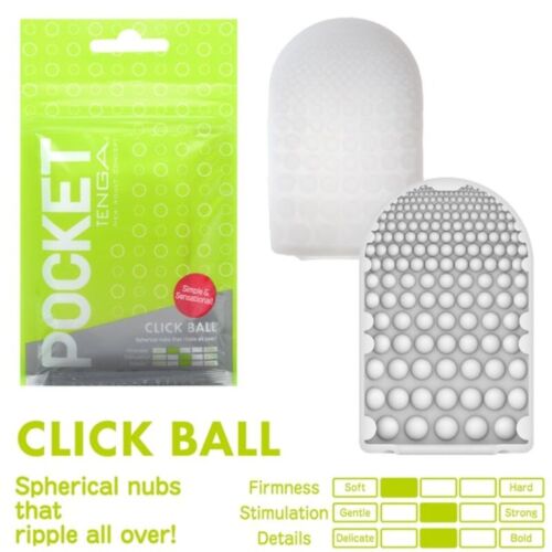 Masturbator Tenga Pocket Click Ball med unika texturer