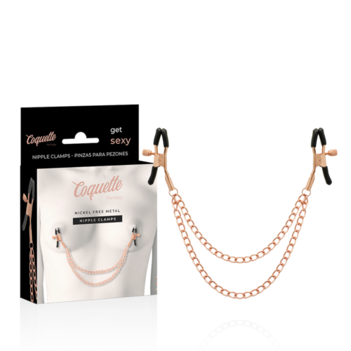 Pezonklämmor Med Kedja Coquette Fantasy Chic Desire