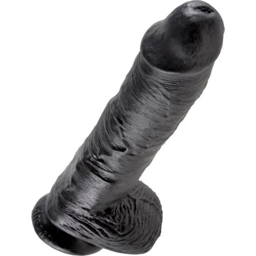 Dildo King Cock 25.4 cm med bollar