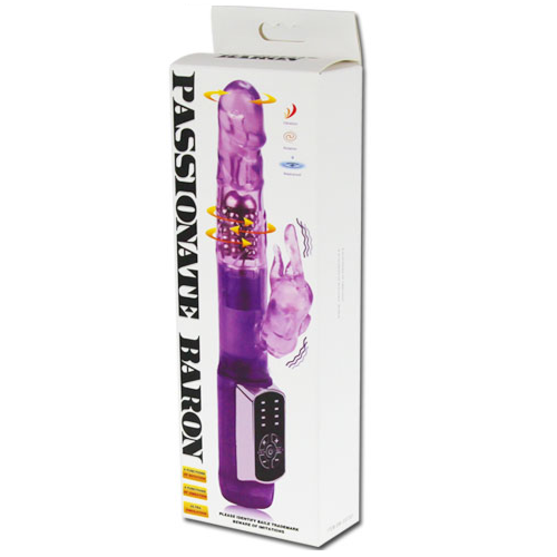 Rabbit Vibrator BAILE Rabbit Passion Baron med Bakgrundsbelyst Kontroll