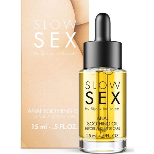 Lugnande Anal Olja Bijoux Indiscrets 15 ML för Komfort