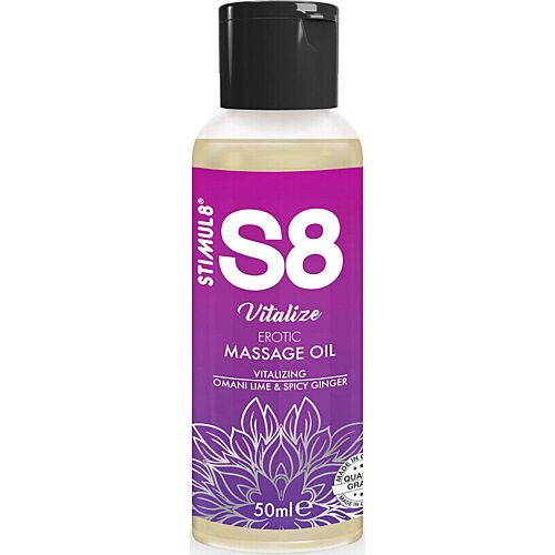 STIMUL8 S8 Vitalize Lime Massageolja 50ml