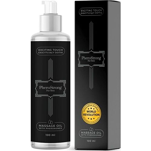 PheroStrong Olja för Massage för Män 100ml med Feromoner