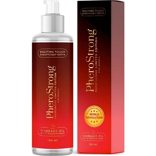 PheroStrong Limited Edition Massageolja med feromoner