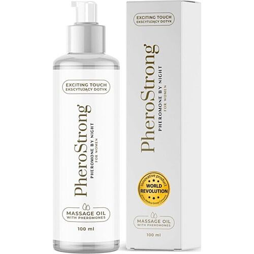 PheroStrong By Night Pheromon Massageolja 100ml