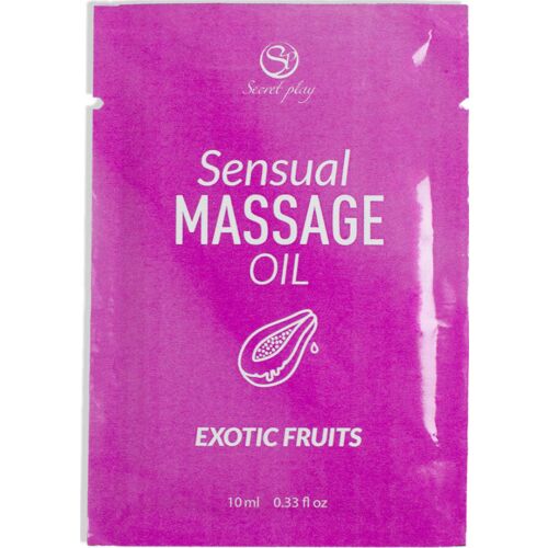 Massageolja Secretplay Exotic Fruits 10ml för Sensuell Avkoppling