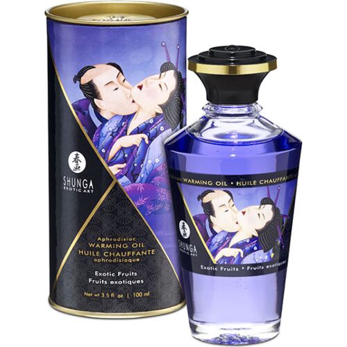 Shunga Värmande Exotic Fruits Massageolja 100ml