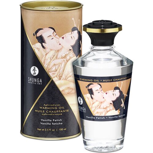 Shunga Oils Fetish Vanilj Värmande Massageolja