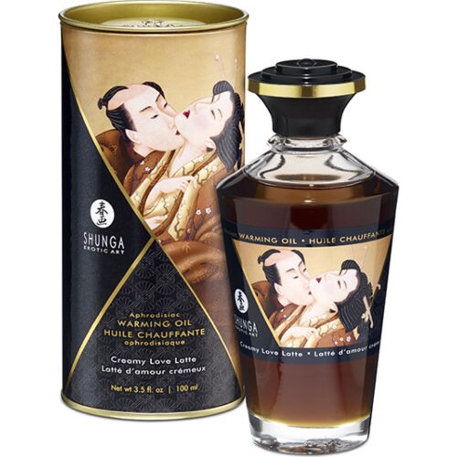 Shunga Oljor Creamy Love Latte Värmande Massageolja