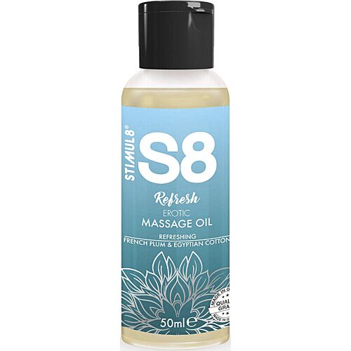 STIMUL8 S8 Refresh Erotisk Massageolja 50ml